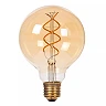 G95 filament LED bulb E27 1 × 4.9 W 450 lm 2200 K dimmable amber (Lucide)