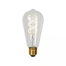 ST64 filament LED bulb E27 1 × 4.9 W 450 lm 2700 K dimmable transparent (Lucide)