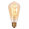 ST64 filament LED bulb E27 1 × 4.9 W 450 lm 2200 K dimmable amber (Lucide)