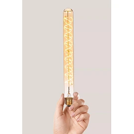 T32 H30 cm filament LED bulb E27 1 × 4.9 W 450 lm 2200 K dimmable amber (Lucide)