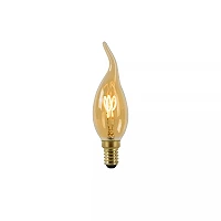 CT35 filament LED bulb E14 1 × 3 W 165 lm 2200 K dimmable amber (Lucide)