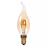 CT35 filament LED bulb E14 1 × 3 W 190 lm 2200 K dimmable amber (Lucide)