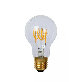 A60 filament LED bulb E27 1 × 4.9 W 450 lm 2700 K dimmable transparent (Lucide)