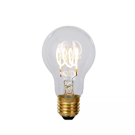 A60 filament LED bulb E27 1 × 4.9 W 450 lm 2700 K dimmable transparent (Lucide)