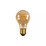 A60 filament LED bulb E27 1 × 4.9 W 420 lm 2200 K dimmable amber (Lucide)