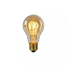 A60 filament LED bulb E27 1 × 4.9 W 420 lm 2200 K dimmable amber (Lucide)