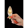 C35 filament LED bulb E14 1 × 3 W 165 lm 2200 K dimmable amber (Lucide)