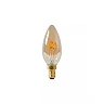 C35 filament LED bulb E14 1 × 3 W 165 lm 2200 K dimmable amber (Lucide)
