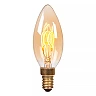 C35 filament LED bulb E14 1 × 3 W 200 lm 2200 K dimmable amber (Lucide)