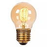 G45 filament LED bulb E27 1 × 3 W 190 lm 2200 K dimmable amber (Lucide)