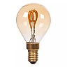 P45 filament LED bulb E14 1 × 3 W 200 lm 2200 K dimmable amber (Lucide)