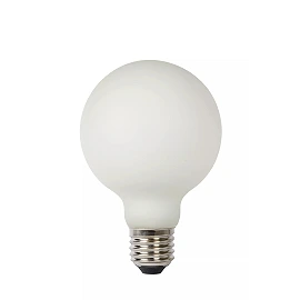 G80 filament LED bulb E27 1 × 8 W 1080 lm 2700 K dimmable opal (Lucide)
