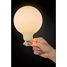 G125 filament LED bulb E27 1 × 8 W 1080 lm 2700 K dimmable opal (Lucide)
