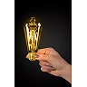 ST64 filament LED bulb E27 1 × 5 W 600 lm 2700 K dimmable amber (Lucide)