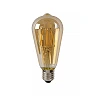 ST64 filament LED bulb E27 1 × 5 W 600 lm 2700 K dimmable amber (Lucide)