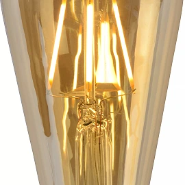 ST64 filament LED bulb E27 1 × 5 W 600 lm 2700 K dimmable amber (Lucide)