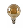 G95 filament LED bulb E27 1 × 5 W 600 lm 2700 K dimmable amber (Lucide)