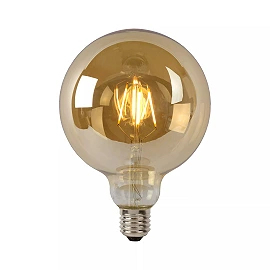 G125 filament LED bulb E27 1 × 8 W 900 lm 2700 K dimmable amber (Lucide)