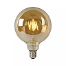 G125 filament LED bulb E27 1 × 8 W 900 lm 2700 K dimmable amber (Lucide)