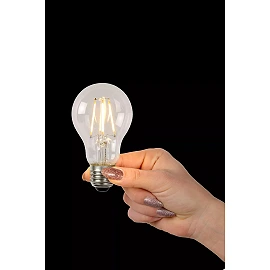 A60 Class A filament LED bulb E27 1 × 7 W 1480 lm 2700 K non-dimmable transparent (Lucide)