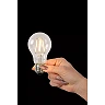 A60 Class A filament LED bulb E27 1 × 7 W 1480 lm 2700 K non-dimmable transparent (Lucide)