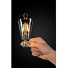 ST64 Class A filament LED bulb E27 1 × 7 W 1480 lm 2700 K non-dimmable transparent (Lucide)