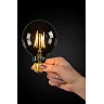 G80 Class B filament LED bulb E27 1 × 7 W 1300 lm 2700 K dimmable transparent (Lucide)