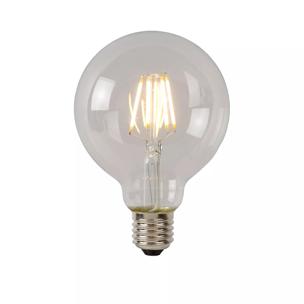 G80 Class B filament LED bulb E27 1 × 7 W 1300 lm 2700 K dimmable transparent (Lucide)