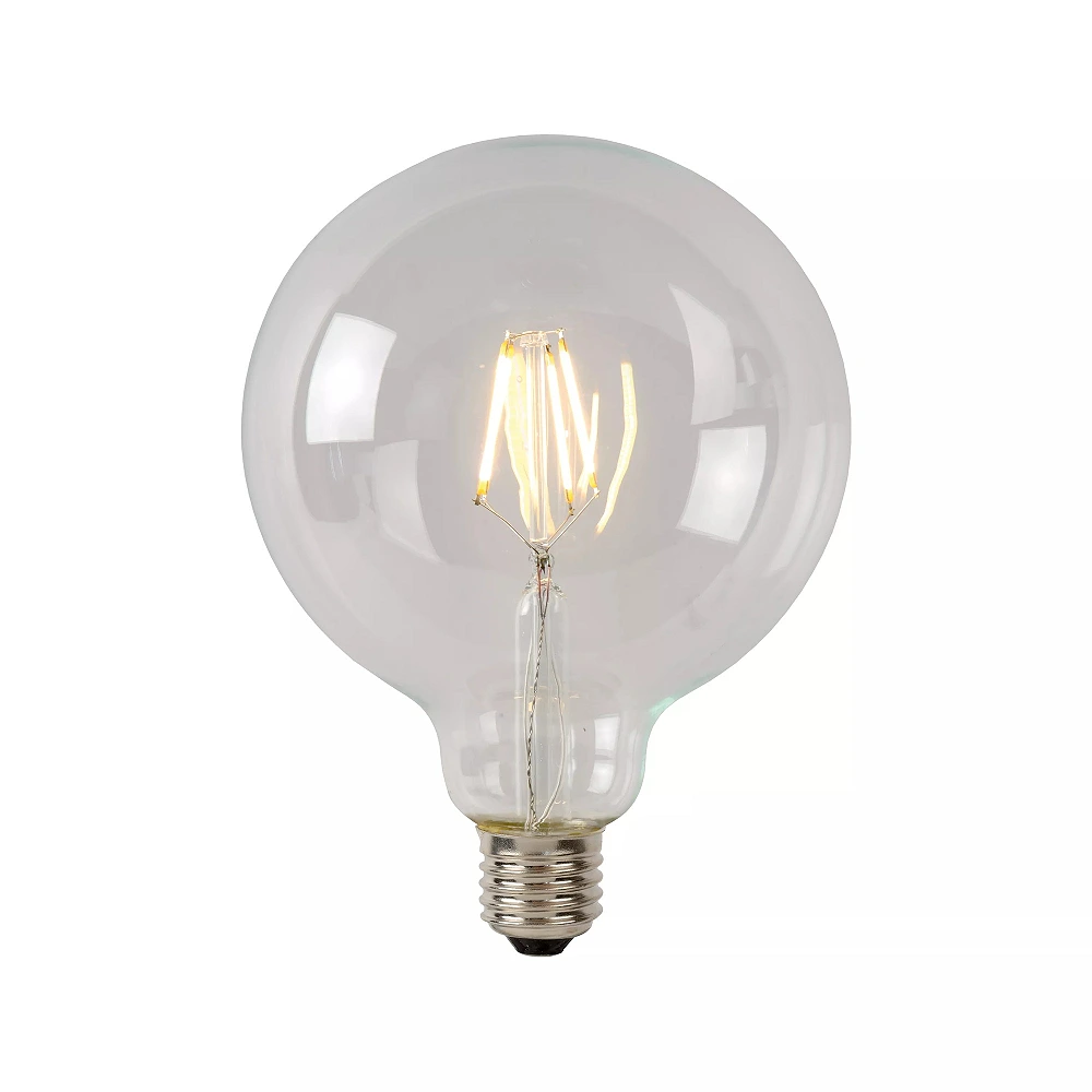 G95 Class B filament LED bulb E27 1 × 7 W 1300 lm 2700 K dimmable transparent (Lucide)
