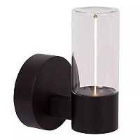 FILANI Wall light Indoor/Outdoor 1x6.5W Integrated LED IP54 Black (Lucide)