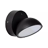 FINN LED outdoor wall light with dusk sensor 1 x 12 W 3000K black (Lucide)
