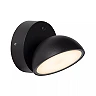 FINN LED outdoor wall light with dusk sensor 1 x 12 W 3000K black (Lucide)