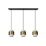 FIRMIN Pendant light 3xE27 matt gold brass (Lucide)