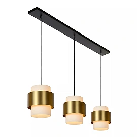 FIRMIN Pendant light 3xE27 matt gold brass (Lucide)