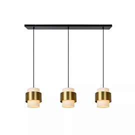 FIRMIN Pendant light 3xE27 matt gold brass (Lucide)