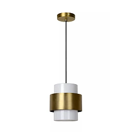 FIRMIN Pendant light Ø20 cm E27 matt gold brass (Lucide)