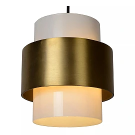 FIRMIN Pendant light Ø20 cm E27 matt gold brass (Lucide)