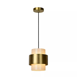 FIRMIN Pendant light Ø20 cm E27 matt gold brass (Lucide)