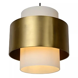 FIRMIN Pendant light Ø30 cm E27 matt gold brass (Lucide)