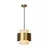 FIRMIN Pendant light Ø30 cm E27 matt gold brass (Lucide)