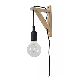 FIX Wall light E27 black (Lucide)