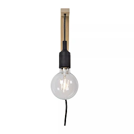 FIX Wall light E27 black (Lucide)