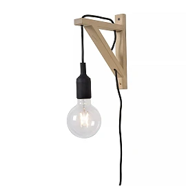 FIX Wall light E27 black (Lucide)