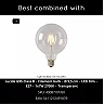FIX Pendant light Ø10 cm E27 black (Lucide)