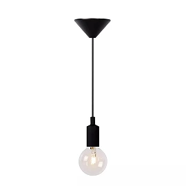 FIX Pendant light Ø10 cm E27 black (Lucide)