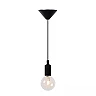 FIX Pendant light Ø10 cm E27 black (Lucide)