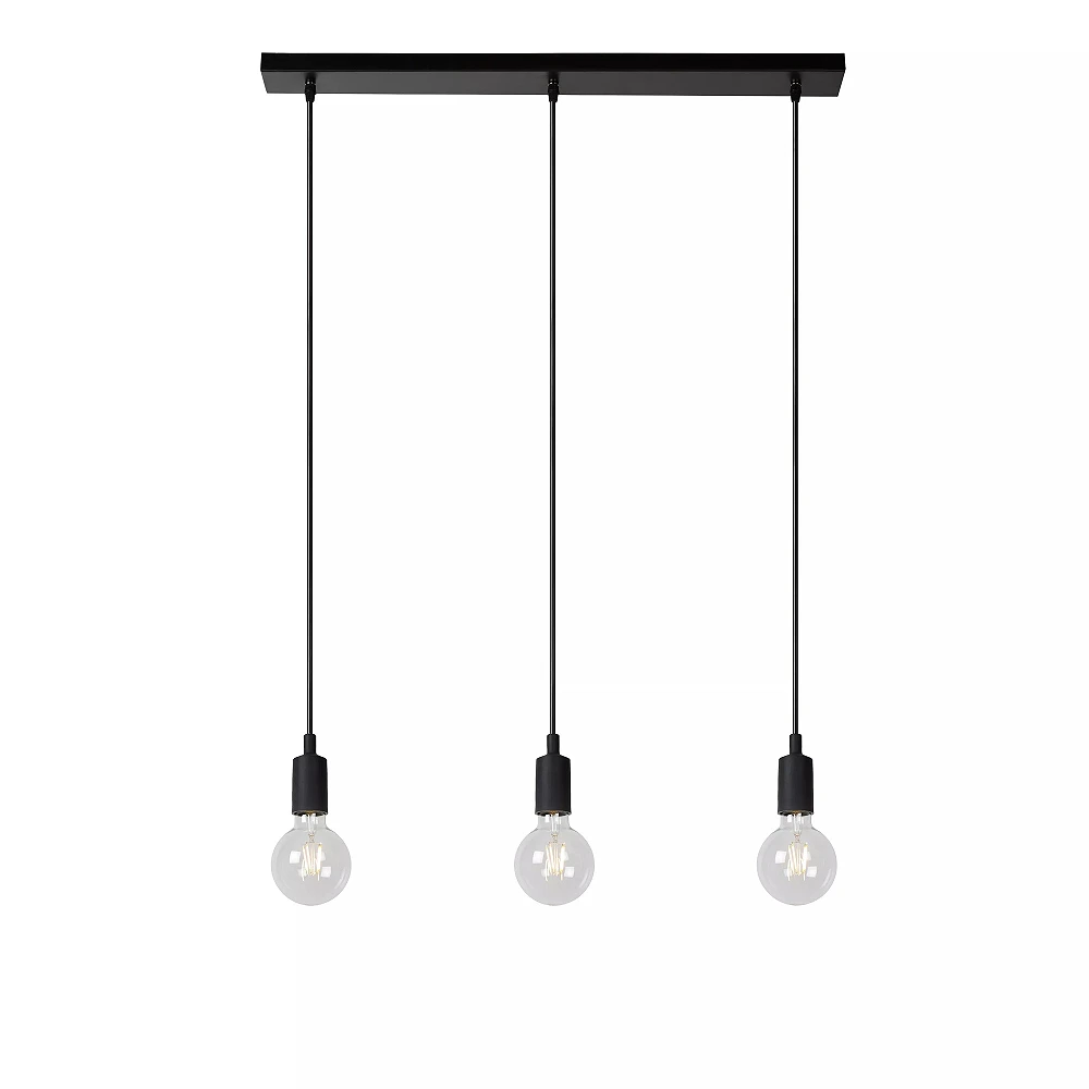 FIX Pendant light 3xE27 black (Lucide)