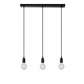 FIX Pendant light 3xE27 black (Lucide)