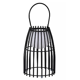 FJARA uzlādējama āra LED galda lampa 0,3 W 3000 K melna (Lucide)