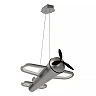 FOKKER children's pendant light LED 28 W 2500K grey (Lucide)
